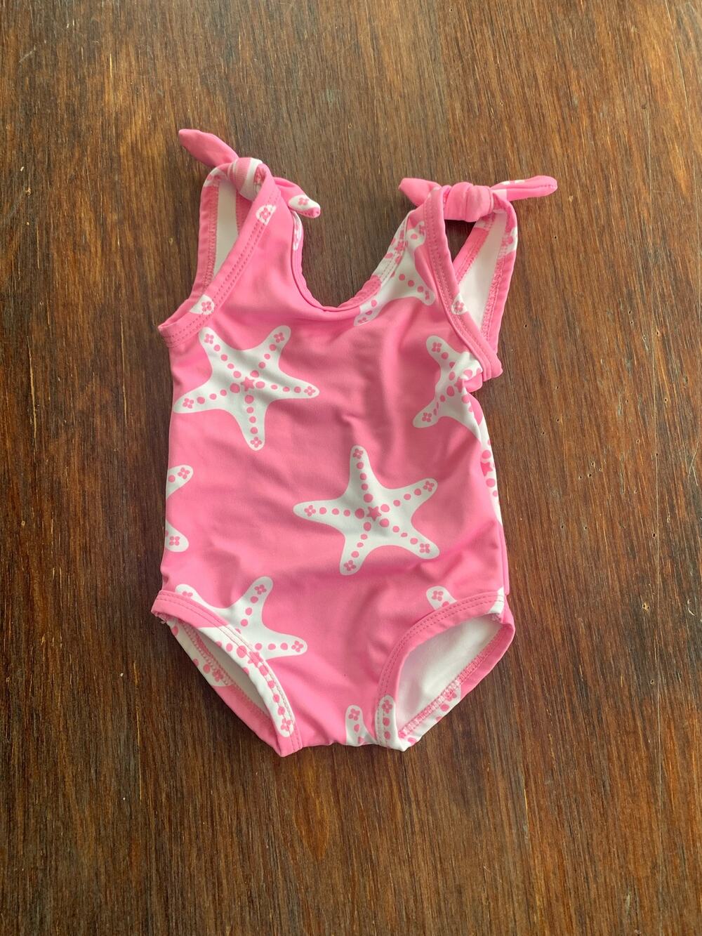 Monica and Andy Pink Swimsuit